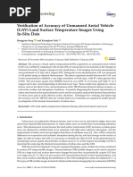 Verification of Accuracy of Unmanned Aerial Vehicl