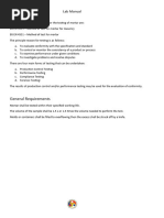 MORTAR TESTING Lab Manual