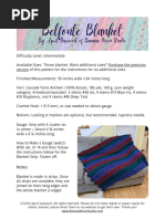 Belfonte Blanket Free Download Crochet Pattern 2