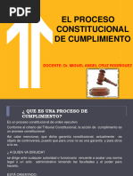 El Proceso Constitucional de Cumplimiento PDF