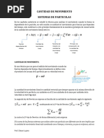 Cantidad de Movimiento