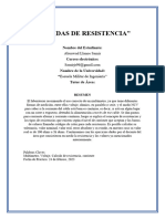 Calculo de Los Valores de La Resistencia y Uso Del Multimetro