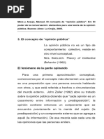 Mora y Araujo Concepto de Opinion Publica 1