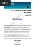 L+G DSDS NV Settings On DI 3.x: Application Note