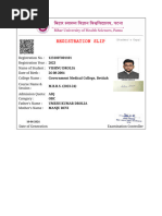 Registration Slip