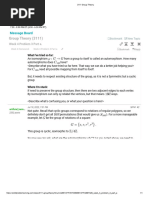 3111 Group Theory w3 p3 Pa