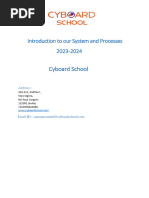 Introduction To Our System and Processes-2023-24