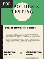 Hypothesis Testing