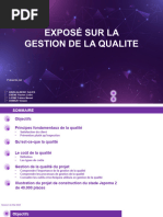 Exposé Gestion de La Qualité