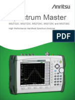 Spectrum Master: MS2722C, MS2723C, MS2724C, MS2725C and MS2726C