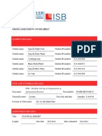 Pso Project Symptom Analysis & Validation of The Asian International Primary School