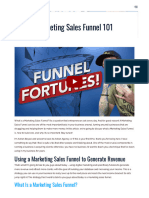 Marketing Sales Funnel 101