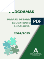 Planes y Programas Desarrollo Educativo 2024-2025