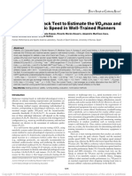 A New Short Track Test To Estimate The Vo2max And.7