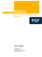 SCM745 - EN - Col01 SAP Processes in Manufacturing Execution