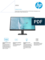 HP V241ib Monitor Datasheet