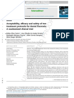 Efficacy and Safety of Two Treatment Protocols For Dental Fluorosis