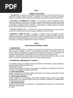 Especificación Estanque de Hormigon Ciclopeo