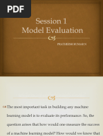 Session 1 Evaluation Model