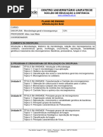 Microbiologia Geral e Biossegurança