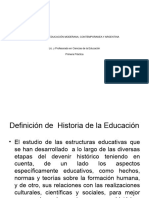 1 - Hist de La Ed Mod Cont y Arg Lic y Prof Cs de La Ed 2024definición y Método