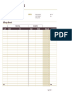 Daily Trip Sheet Template - 3