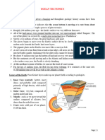 Ocean Tectonics Geology Notes