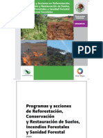 1359programas y Acciones en Reforestación, Conservación y Restauración de Suelos, Incendios Forestales y