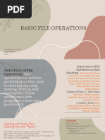 Basic File Operations