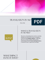 Translation in Movies