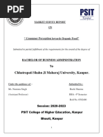 Final Research Report (Organic Food)