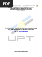 Estructura Proyecto de Investigacion en Administraciòn