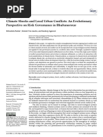 Climate Shocks and Local Urban Conflicts An Evolutionary Perspective On Risk Governance in Bhubaneswar