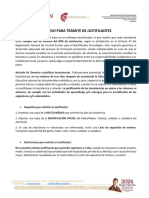 Proceso Trámite de Justificantes Cetis 4