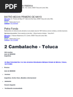 Directorio Toluca