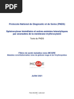 Pnds Spherocytose Hereditaire Et Autres Anemies Hemol Par Anomalie MB GR