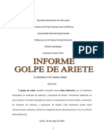 Informe Golpe de Ariete