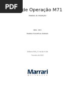 Manual de Operação m71