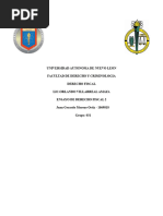 Ensayo para La Ley de Hacienda de Los Municipios Del Estado de Nuevo Leon