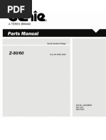 Parts Manual: Serial Number Range