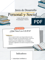 Índices de Desarrollo Personal y Social