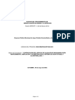 Pliegos Del Procedimiento De: Menor Cuantía de Bienes Y/O Servicios Versión SERCOP 1.1 (20 de Febrero 2014)