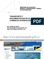 2013 Documentos Utilizados en El Transporte