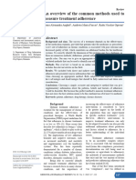 Medication Adherence Assessment Methods