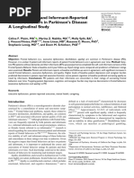 Pluim Et Al. (2020) : Changes in Self and Informant Reported Frontal Behaviors in Parkinsons Disease