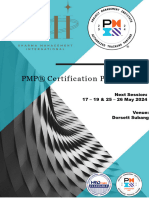 PMP® Certification Preparation: Next Session: 17 - 19 & 25 - 26 May 2024 Venue: Dorsett Subang