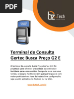 Manual Gertec Busca Preco G2e