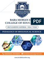 Pedagogy of Bio-Science