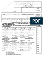 Đề 2 - Đáp Án + Ma Trận - Ta9 - Giữa Kì Ii - 23-24