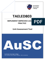 TAELED803 - Unit Assessment Tool (UAT)